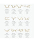 ფოტო #2 პროდუქტის Constellation Necklace - 12 Zodiac Constellation - Gold