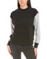 Calme By Johnny Was Mock-Neck Cozy Sweatshirt Women's Black Xs