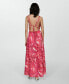 ფოტო #3 პროდუქტის Women's Double Straps Printed Dress