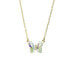 Фото #1 товара Macy's women's Crystal Butterfly Necklace