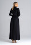 Фото #2 товара Платье макси с гольфом Figl M936 Черное