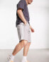 adidas Originals Essentials three stripe shorts in grey