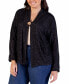 Фото #4 товара Plus Size Button Front Long Sleeve Cardigan Sweater