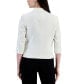 Фото #2 товара Women's 3/4-Sleeve Shawl-Collar Blazer