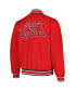 Фото #3 товара Men's Red St. Louis Cardinals Secret Weapon Satin Full-Snap Jacket