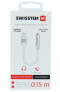 Фото #1 товара Swissten 73501301 - 0.15 m - USB C - White