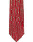 Ferragamo Red Pencils Silk Tie Men's Red Os