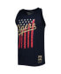 Фото #3 товара Men's Navy Detroit Tigers Cooperstown Collection Stars and Stripes Tank Top