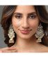 Фото #2 товара Women's Gold Embellished Drop Earrings
