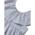 TOM TAILOR 1031804 Ruffled Striped Sleeveless Dress