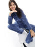 Фото #1 товара Pimkie cord jumpsuit in blue