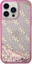 Guess Etui Guess GUHCP14LLC4PSGP Apple iPhone 14 Pro różowy/pink hardcase Liquid Glitter 4G Transculent