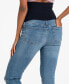 Фото #4 товара Women's Maternity Ripped Post Maternity Boyfriend Jeans