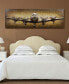 Фото #4 товара Airplane Mixed Media Iron Hand Painted Dimensional Wall Art, 24" x 72" x 2.2"