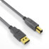PureLink DS2000-050 - 5 m - USB A - USB B - USB 2.0 - 480 Mbit/s - Black