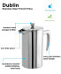 Dublin Stainless Steel Double Wall Insulated French Press, 34 fl oz Capacity