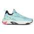 Фото #2 товара Puma RsTrck Horizon Lace Up Mens Blue Sneakers Casual Shoes 39071704