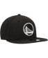 ფოტო #2 პროდუქტის Men's Black Golden State Warriors Chainstitch 9FIFTY Snapback Hat