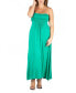 ფოტო #1 პროდუქტის Plus Size Strapless Maxi Dress