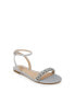 ფოტო #1 პროდუქტის Women's Daria Rhinestone Embellished Evening Flat Sandals