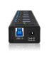 ICY BOX IB-AC6110 - USB 3.2 Gen 1 (3.1 Gen 1) Type-B - USB 3.2 Gen 1 (3.1 Gen 1) Type-A - 5000 Mbit/s - Black - Aluminium - China