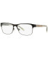 Фото #1 товара Оправы BURBERRY Men's Rectangle Eyeglasses Be1289