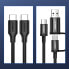 Фото #11 товара Kabel przewód USB-C do ładowania i transferu danych 3A 3m czarny