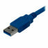 Кабель USB A — USB B Startech USB3SAB1M Синий