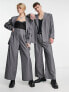 Фото #2 товара Reclaimed Vintage unisex oversized blazer co-ord in grey