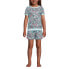 ფოტო #7 პროდუქტის Big Girls Short Sleeve Tee and Shorts Pajama Set