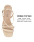 Фото #9 товара Women's Amity Bow Detail Strappy Block Heel Sandals