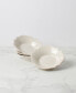 French Perle Bead Pasta Bowls, Set Of 4