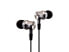 Фото #3 товара V7 3.5 mm Noise Isolating Stereo Earbuds with In-line Mic - iPad - iPhone - Mp3 - iPod - iPad - Tablets - Smartphone - Laptop Computer - Chromebook - PC - Aluminum - Headset - In-ear - Calls & Music - Silver - Binaural - Play/Pause
