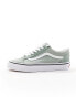 Vans old skool colour theory trainers in green