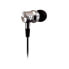 Фото #6 товара V7 3.5 mm Noise Isolating Stereo Earbuds with In-line Mic - iPad - iPhone - Mp3 - iPod - iPad - Tablets - Smartphone - Laptop Computer - Chromebook - PC - Aluminum - Headset - In-ear - Calls & Music - Silver - Binaural - Play/Pause