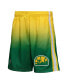 ფოტო #3 პროდუქტის Men's Yellow and Green Seattle SuperSonics 1994/95 Hardwood Classics Fadeaway Reload 3.0 Swingman Shorts