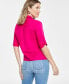 Фото #2 товара Women's Linen Twist-Hem Blouse, Created for Macy's