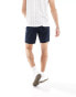 ASOS DESIGN 2 pack skinny chino shorts in stone & dark navy save