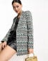 Фото #1 товара Twisted Tailor bonded lace suit jacket in multi