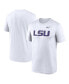 Фото #1 товара Men's White LSU Tigers Primetime Legend Logo T-Shirt