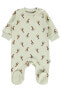Фото #1 товара Комбинезон Civil Baby с носочками для девочек от 1 до 6 месяцев "Каменный цвет"