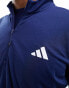 Adidas Training Essentials half zip top in navy Черный, S - фото #3