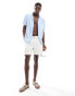 Another Influence beach shirt in ice blue