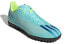 Фото #4 товара Футбольные бутсы Adidas X Speedportal.4 TF с защитой от ударов сапог M/W в синем цвете.
