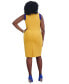 Women's Combo Sleeveless Sheath Dress