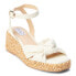 Фото #2 товара BEACH by Matisse Ibiza Espadrille Wedge Womens Off White Casual Sandals IBIZA-1
