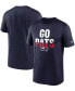 Фото #1 товара Men's Navy New England Patriots Legend Local Phrase Performance T-shirt