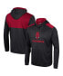 Men's Black Arkansas Razorbacks Warm Up Long Sleeve Hoodie T-shirt