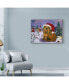 Leah Saulnier 'Christmas Crash' Canvas Art - 24" x 18"
