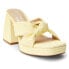 Фото #2 товара COCONUTS by Matisse Esme Platform Womens Yellow Dress Sandals ESME-703